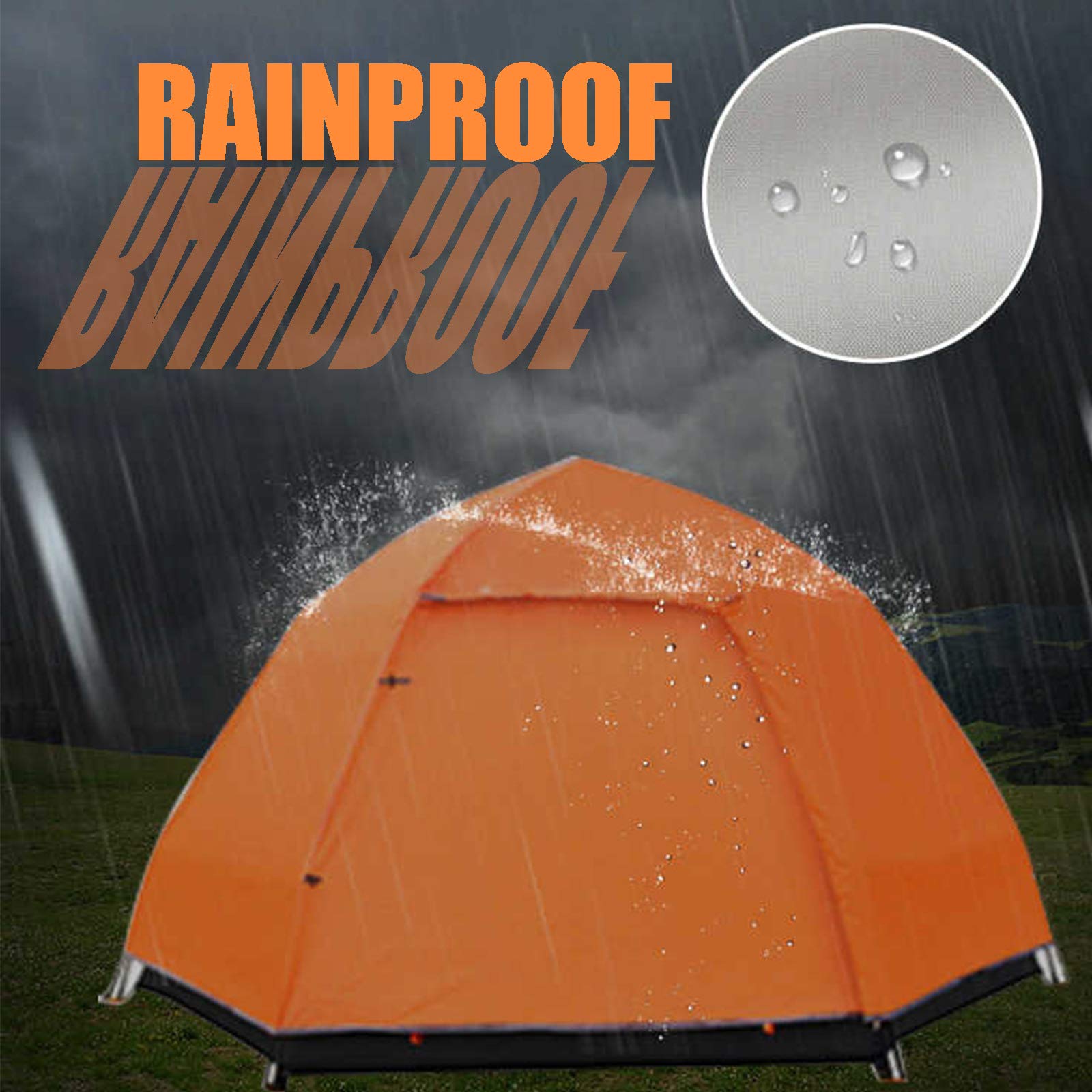 Amazon.co.jp: テント屋外レインシェルター、3〜4人用ポップアップ